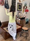 [unisex] Lakani Star Printing Banding Wide Pants