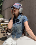 Our Washing Cropped Denim Shirt