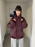 Silmki Button High Neck Over Jumper