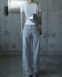 Rose Low Straight Denim