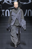 Paneled Washed Sweatshirt