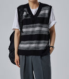 Stripe Mix Vest