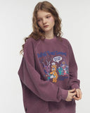 Delight Bear Raglan Pigment Sweatshirt