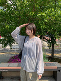 Ontone Summer Linen Hood Cardigan