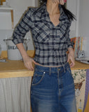 Mons Pocket Check Crop Shirt
