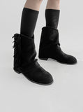 1105 Fringe Middle Boots (3 cm)