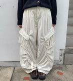 Daquilo Corduroy Cargo Wide Pants