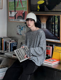 Ruffle vintage damage knit