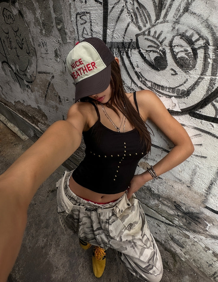 Weather String U LAN (ユーラン) - ウェザーストリングメッシュボールキャップ / Weather String Mesh Ball Cap ...