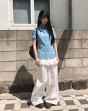 New Mal Check Short Sleeve Roll-up Shirt