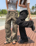 Multiple Pocket Low Cargo Pants