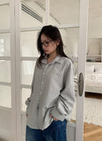 [unisex] Shirumi Check Long Sleeve Shirt