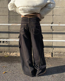 Dillon Raw Pocket Cargo Wide Pants