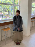 Tehit Curved Banding Cargo Wide Pants
