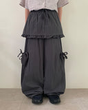 Lalabo Frill Summer Cargo Skirt Pants