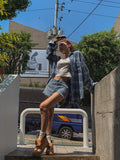 Mori Washed Checkered Shirt