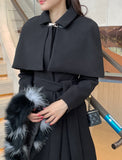 Riffel Cape Flare Long Coat