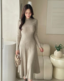 Mender Flare Knit Long One Piece