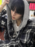 Western Check Hood Shirt