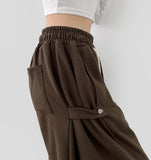 Folding Balloon Wide Banding Training Pants
