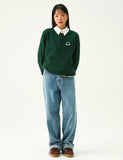 Small Drawing Color Matching Sweatshirt