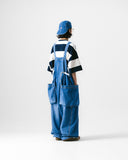 [AG] Side Pocket Denim Balloon Overall