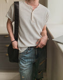 Modern Waffle Henry Short Sleeve T-shirt