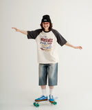 Something Raglan Short Sleeve T-shirt