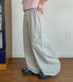 Bonta Summer Cargo Banding Wide Pants