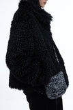 Tomer High Neck Fur Coat