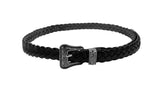 Western slim mesh belt