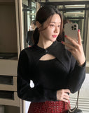 Santia Bolero Layered Knit