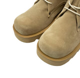 Sand Suede Middle Loafers