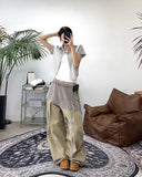 Doniel Balloon Pintuck Pants