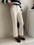 Verjus semi-straight fit cotton pants