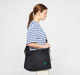 Clover Smile Embroidery Cross Curved Messenger Bag