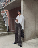 Shadow Cutting Bootcut Denim