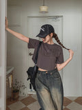 Ribbon Denim Ball Cap