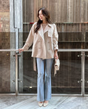 Core Half Trench Coat (Belt Set)