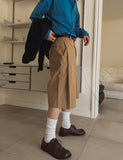 Noster wide Bermuda pants