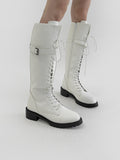 1084 Lace-Up Belt Boots (4 cm)