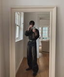 Vir Center Crease Garment Bootcut Denim