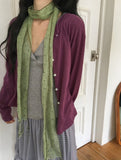 Suzu Linen Long Scarf - 100% Linen
