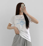 Moonlight Vintage Design Short Sleeve Basic Fit T-shirt