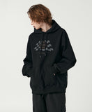 Check Border Logo Hoodie