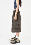 Kant cargo nylon capri pants