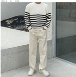 Corduroy Pintuck Semi-Wide Pants