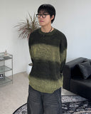 Heren gradient grunge knit