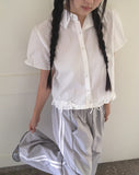 Minz Frill Puff Short Sleeve Shirt