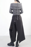 Luen Unbal Knotted Wrap Pants